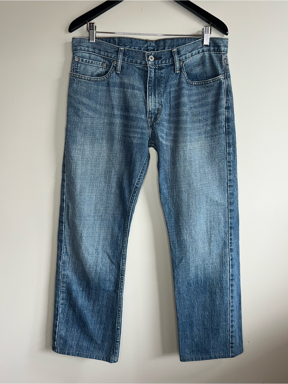 Levi’s 514 Straight Leg Jeans Medium Wash Denim Men’s W34 L27 Classic Fit